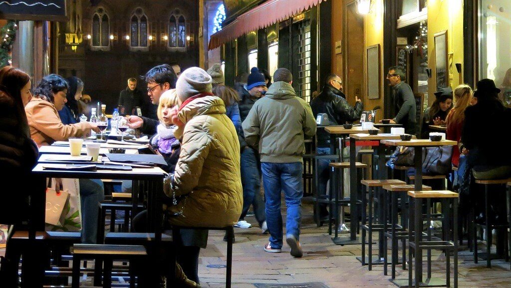 Nachtleben in Bologna