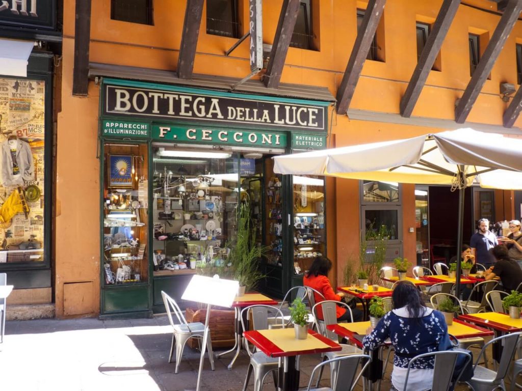 Mercato delle erbe in Bologna