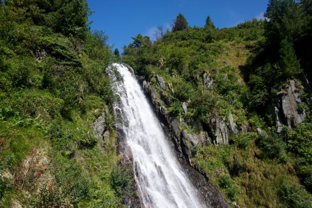 Wasserfall in der Eselsberger Alm